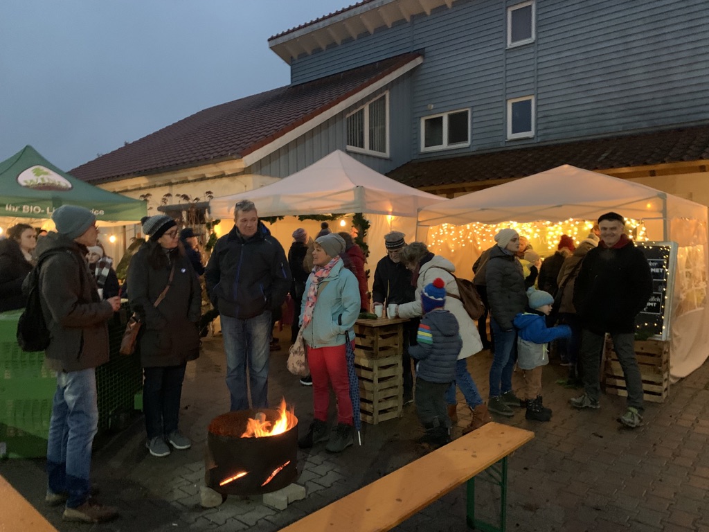 Besucher Wintermarkt