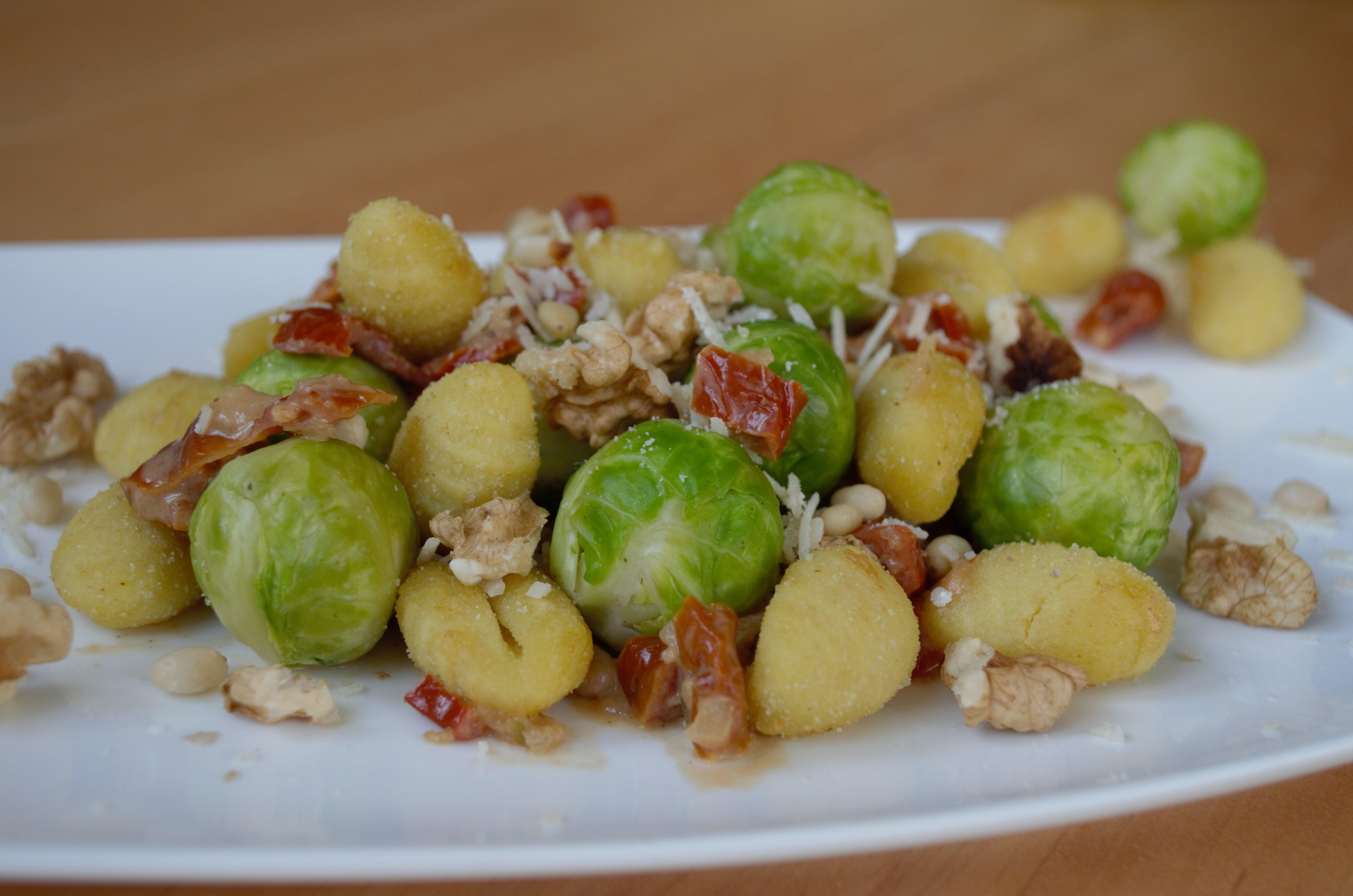 Rosenkohl Gnocchi Pfanne